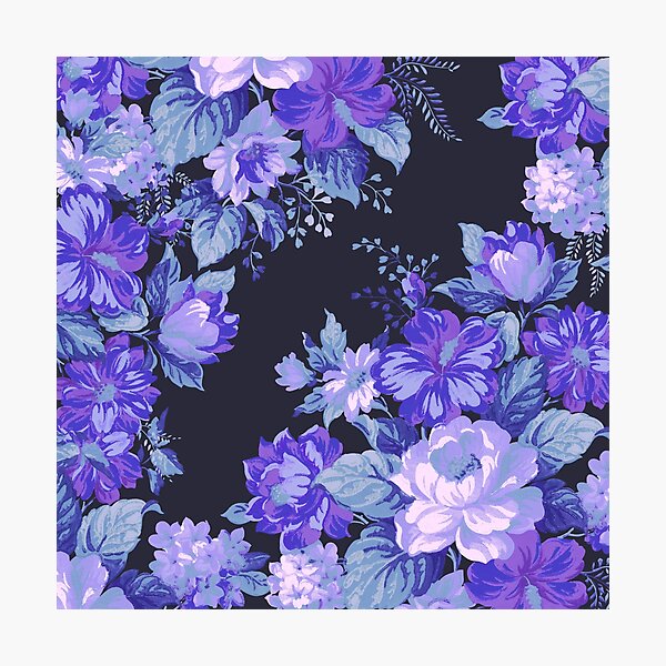 Item preview, Midnight Floral Pattern designed and sold by Steve Haskamp.