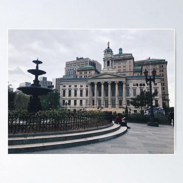 Item preview, Downtown Brooklyn Courthouse Grey Skies designed and sold by offdutyplaces.