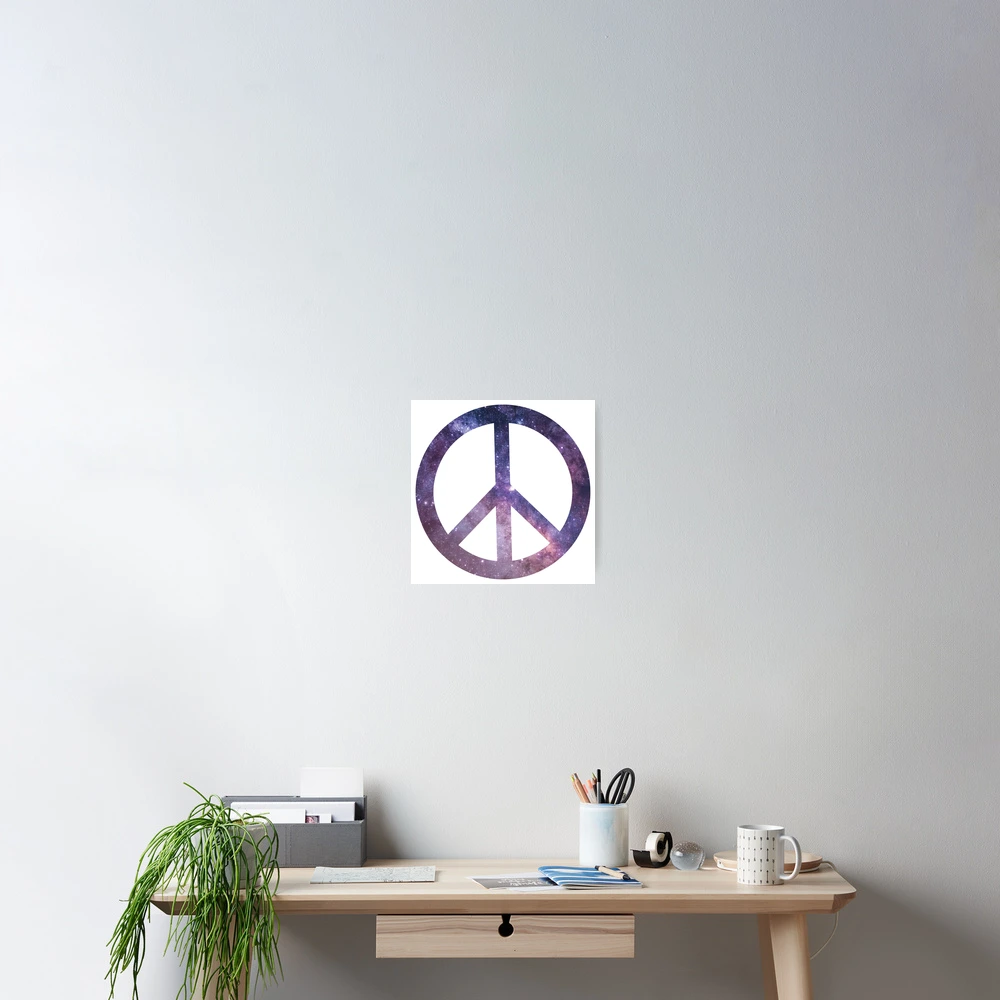 Galaxy Peace Sign