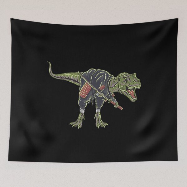 Item preview, Martial Arts Dinosaur Ninja T-Rex designed and sold by Sinjy.