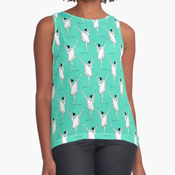 Item preview, Ballerina Ballet Teal Pattern - Perfect Gift for Ballerinas designed and sold by oliveandmoon.
