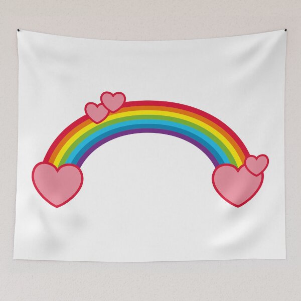 Artikelvorschau, Regenbogen Herzen Sommer Liebe hygge entworfen und verkauft von Helen-Storm.