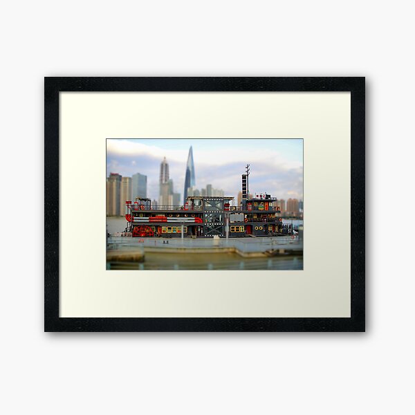 Pocket China - Toy boat Framed Art Print