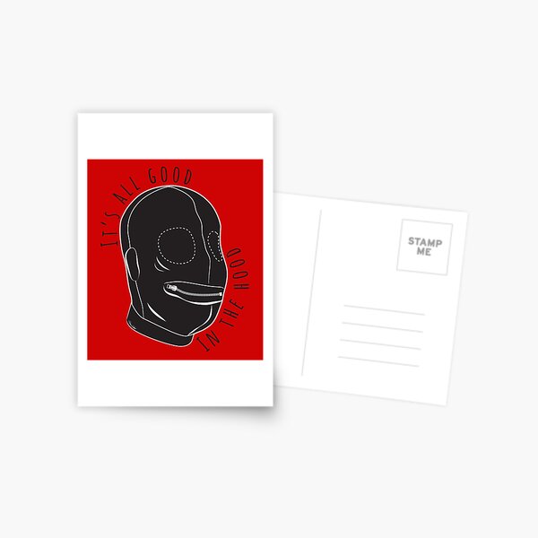 All Good In The Hood - BDSM Funny Postcard