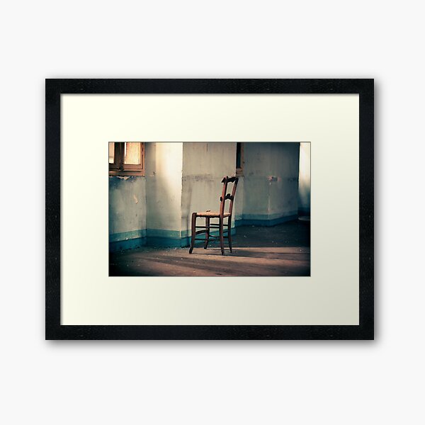 Dying place - Chair Framed Art Print