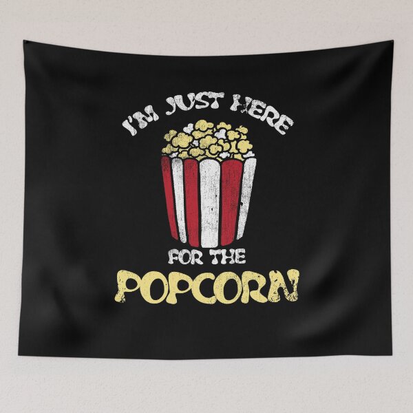 Item preview, I'm Just Here For The Popcorn Movie Food Foodie Film designed and sold by Kieran Abbott.