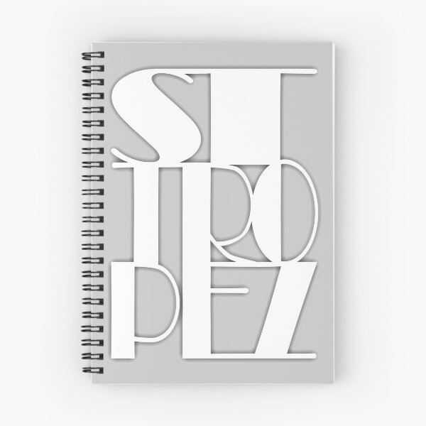 Item preview, St. Tropez in white bold text designed and sold by Robert Elfferich.