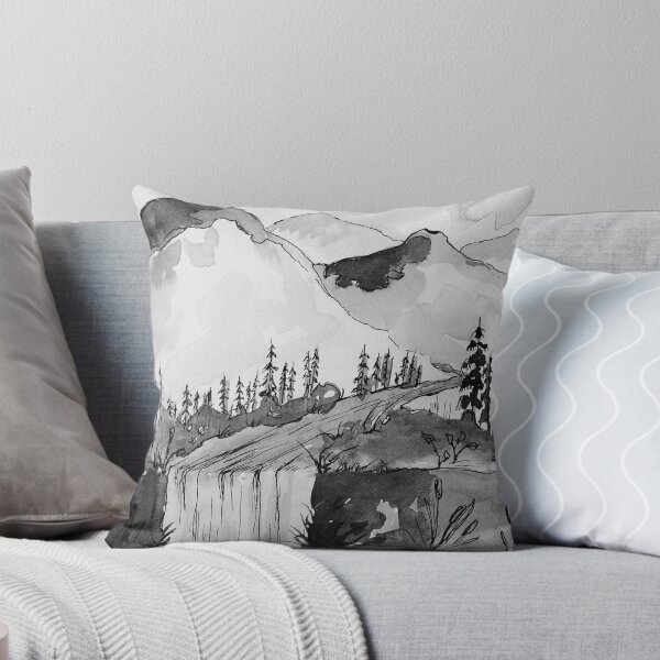 Item preview, Alpine Waterfall in Mountains designed and sold by RyanChoate.