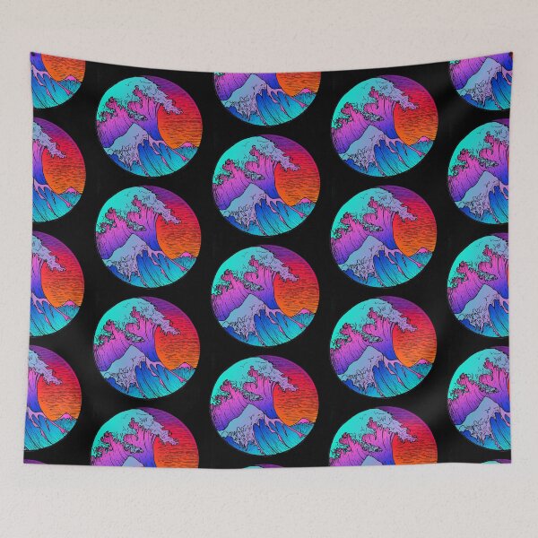 Item preview, The Great Wave of Vapor designed and sold by Hannah Hailwood.