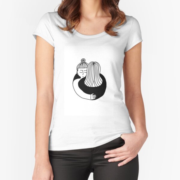 The Hug Fitted Scoop T-Shirt