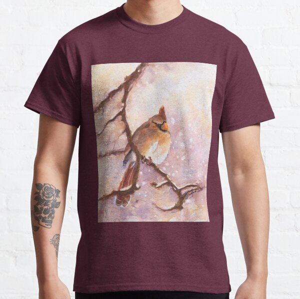 MAGICAL Female Winter Cardinal Copetón by CheyAnne Sexton Classic T-Shirt
