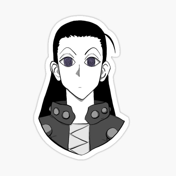 Hxh Stickers Redbubble - roblox code hunter x hunter hair