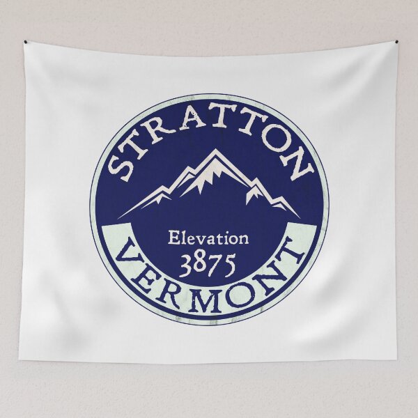 Artikelvorschau, Stratton Vermont Skifahren Berge Ski Snowboard Wintersport Londonderry entworfen und verkauft von DESTINATIONS DECAL.