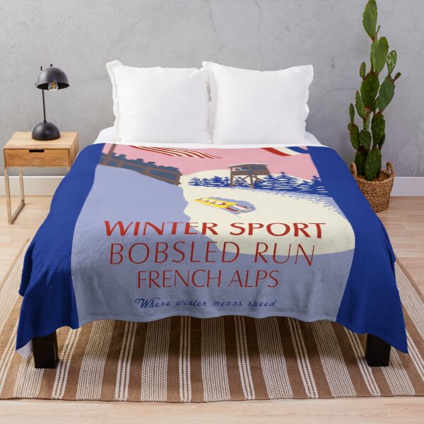 Item preview, Retro winter sports French Alps designed and sold by aapshop.