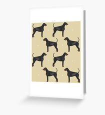 Dobermann Greeting Card