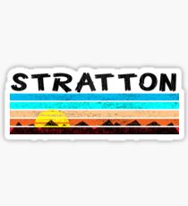 Ski Stratton Vermont Skiing Mountains Snowboarding Londonderry Sticker