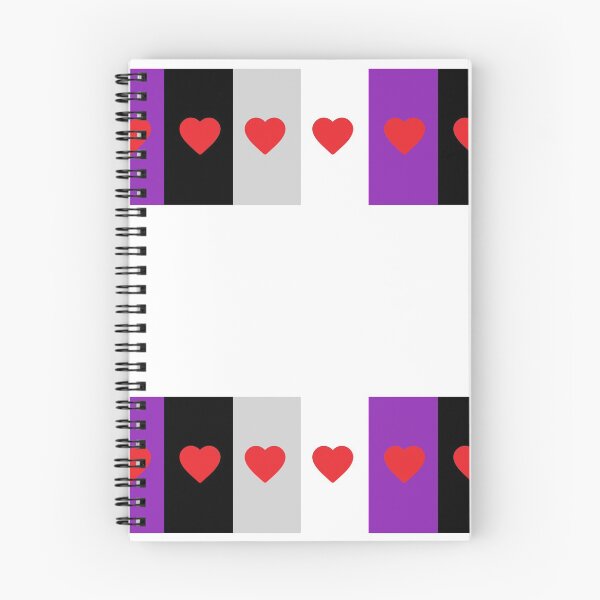 Item preview, HETEROROMANTIC LOVE HEARTS ASEXUAL FLAG ASEXUAL T-SHIRT designed and sold by asexualise.