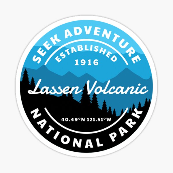 Lassen Volcanic National Park Sticker Sticker