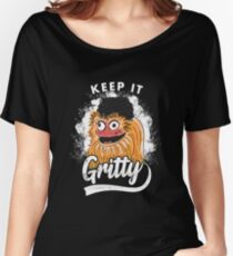 KEEP IT GRITTY Mascot Philadelphia Hockey Shirt Women's Relaxed Fit T-Shirt