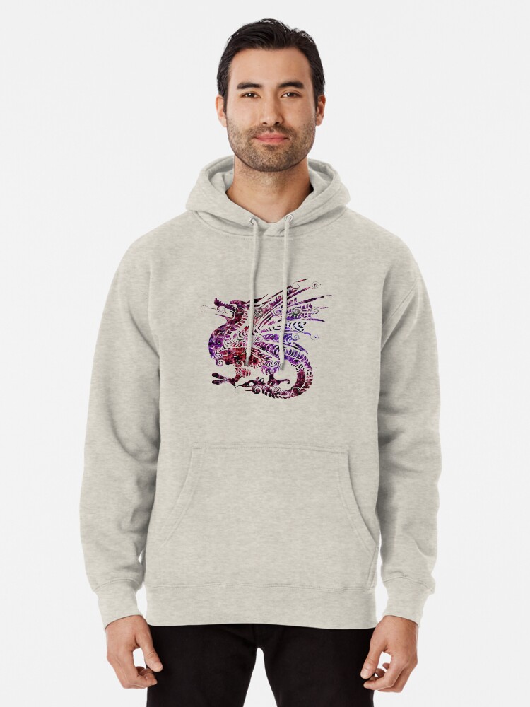 purple dragon hoodie