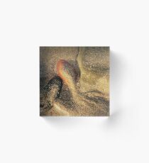 Sand Patterns Acrylic Block
