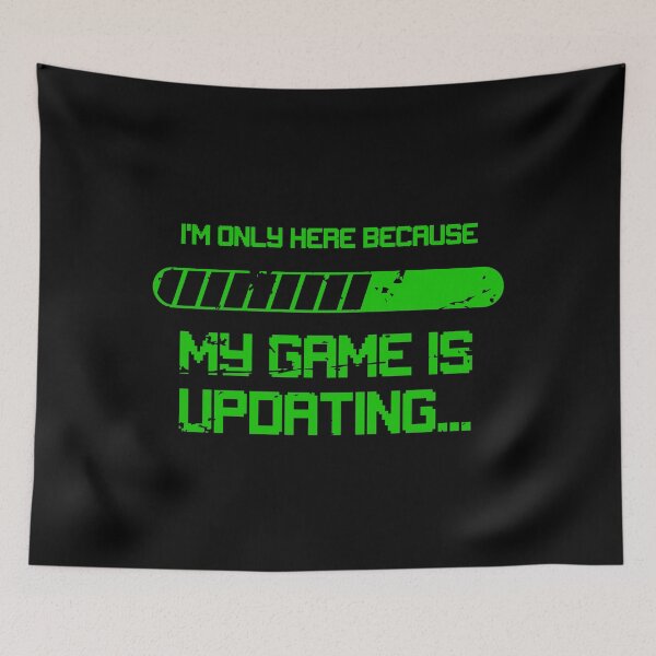 Item preview, Game Updating Funny Gaming Gift Idea designed and sold by throwbackgamer.
