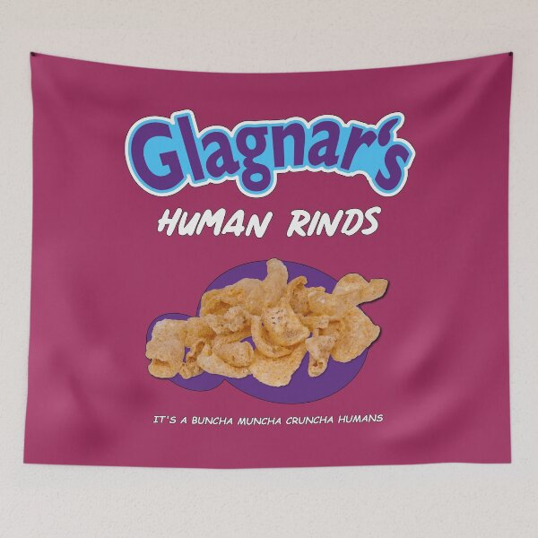 Item preview, Glagnar's Human Rinds designed and sold by GoMerchBubble.