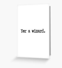 Wizard Greeting Card