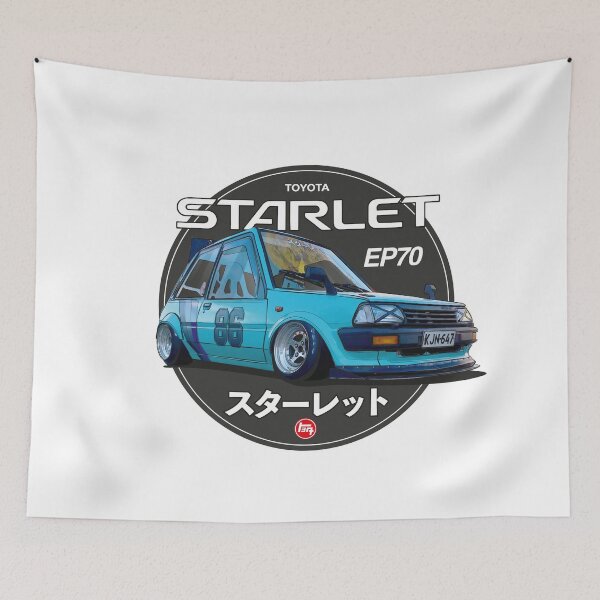 Item preview, Shakotan Bosozoku Kaido Racer Toyota Starlet EP70 EP71 designed and sold by ollyollee.