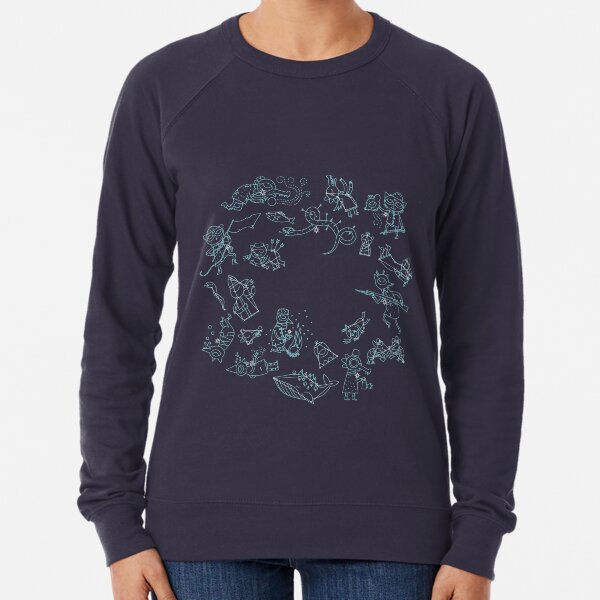 Night in the Woods Constellations Lightweight Sweatshirt