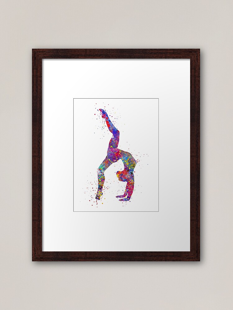 Personalized Gymnastics Poster & Canvas, Gymnast Eat Lift Sleep