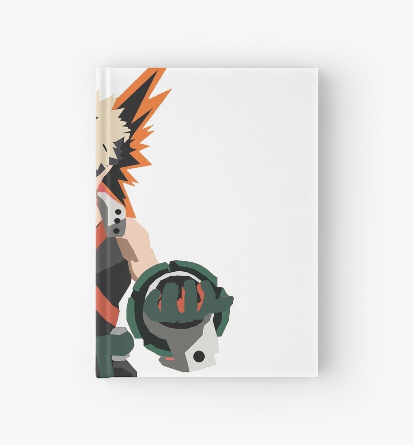 "katsuki bakugou" Hardcover Journal by Aikeno | Redbubble