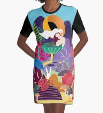 Fairy Land Graphic T-Shirt Dress