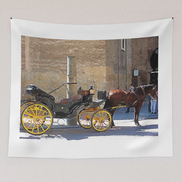 Item preview, Horse and Carriage Seville designed and sold by Thispoeticlife.