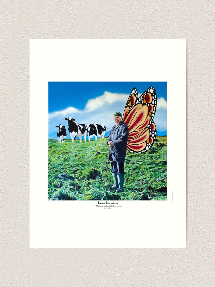 Alternate view of Tony with onlookers Art Print