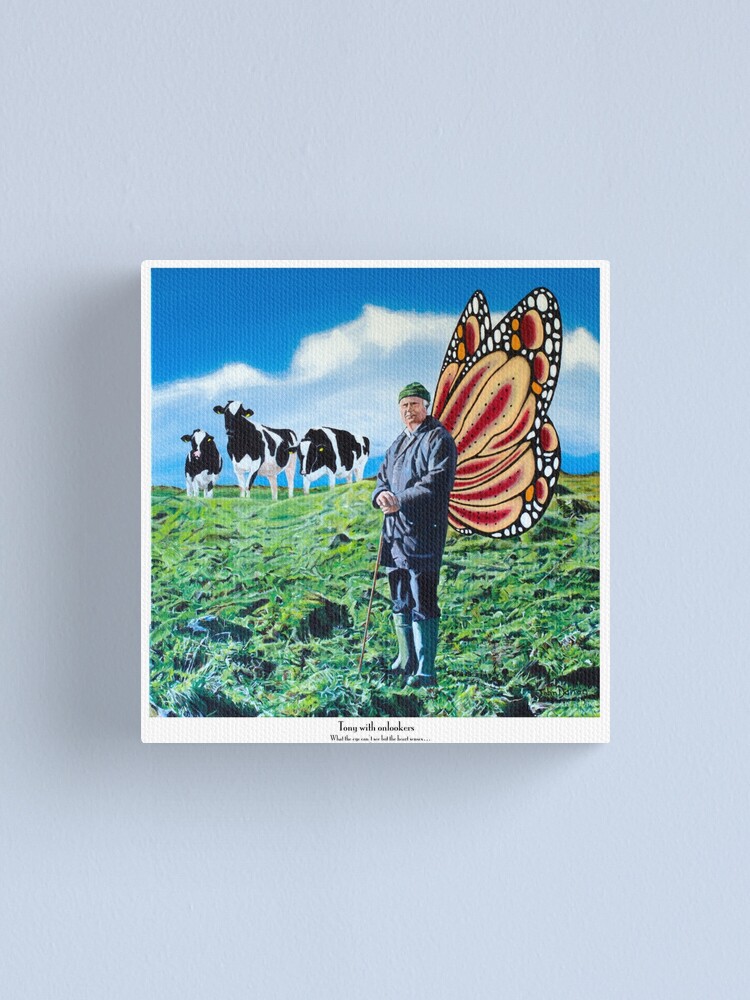 Alternate view of Tony with onlookers Canvas Print