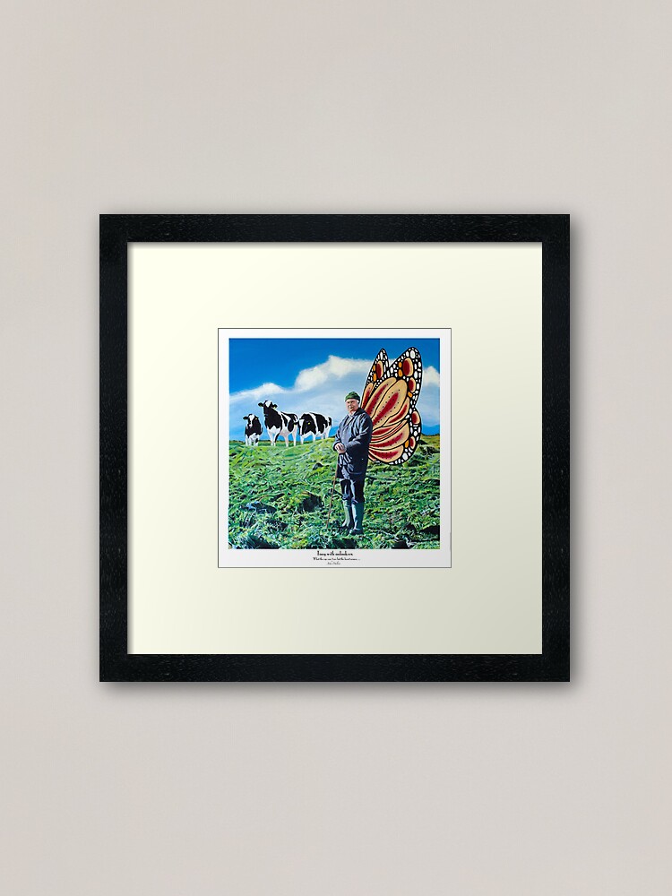 Alternate view of Tony with onlookers Framed Art Print