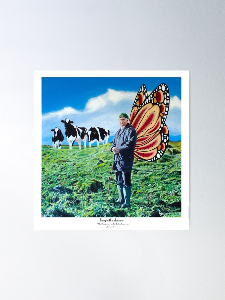 Alternate view of Tony with onlookers Poster