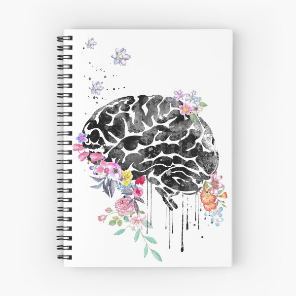 Item preview, Anatomía del cerebro, cerebro floral. designed and sold by Rosaliartbook.