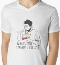 What's your spaghetti policy? Men's V-Neck T-Shirt