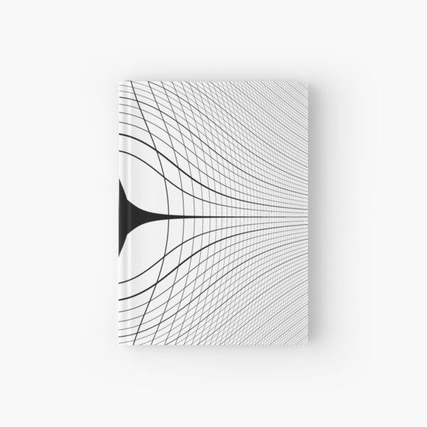 #blackandwhite #monochrome #circle #design #abstract #pattern #illustration #symmetry #vertical #photography #inarow #nopeople #decoration Hardcover Journal