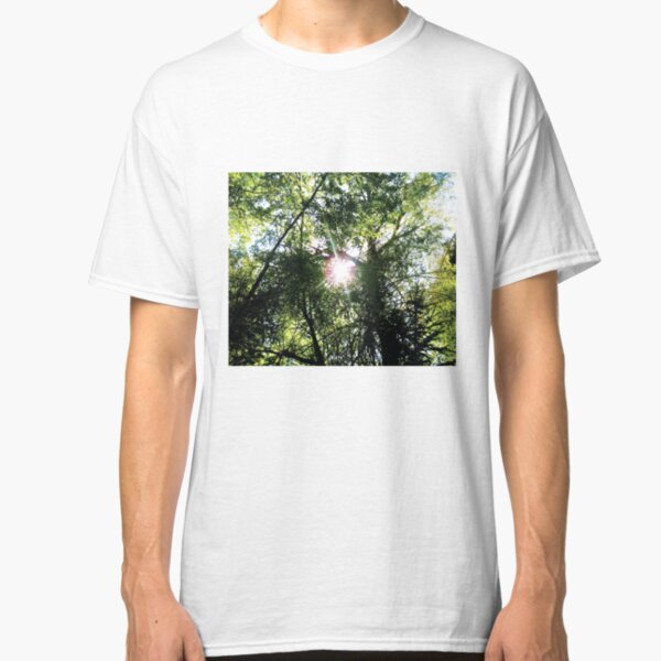 Sunburst through the tress by Jerald Simon (Music Motivation - musicmotivation.com) Classic T-Shirt