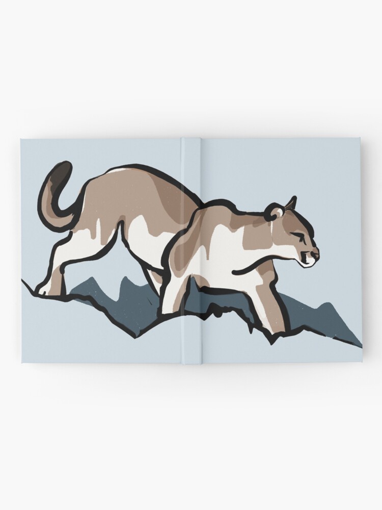 Cuaderno de tapa dura «Dibujo de puma | pantera | Covo Studio» de  CovoStudio | Redbubble