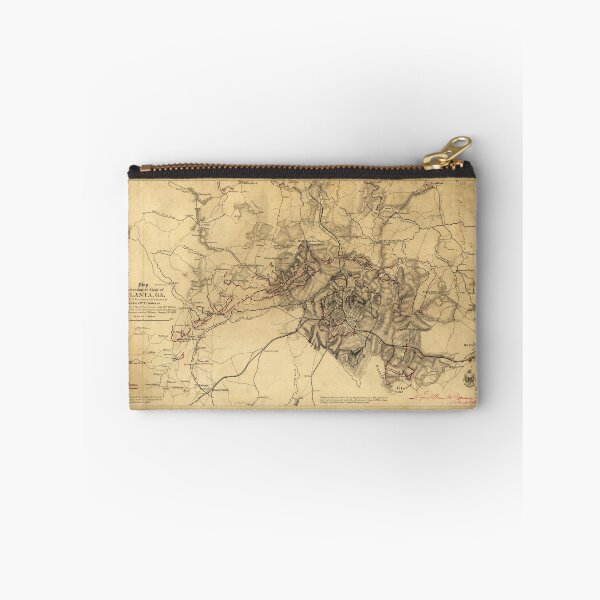 Item preview, Civil War Map of the Siege of Atlanta, July 19th-August 26th 1864 designed and sold by allhistory.