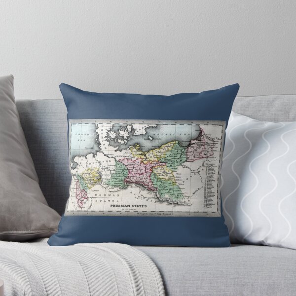 Item preview, 1835 Map of the Prussian States designed and sold by historicimage.