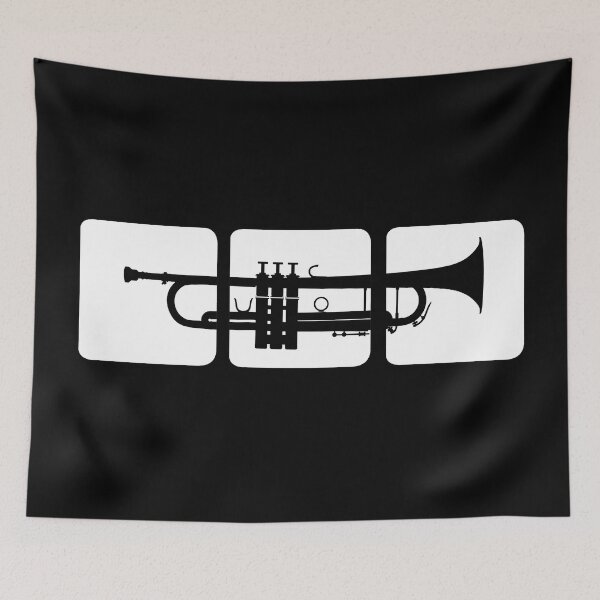 Item preview, Jazz trumpet musician designs designed and sold by Quentin1984.