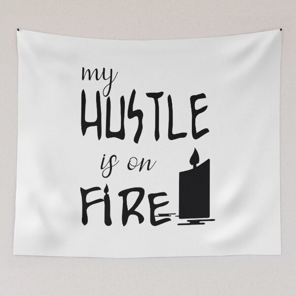 Item preview, My Hustle Is On Fire Candle Making T-Shirt designed and sold by aghlessan.