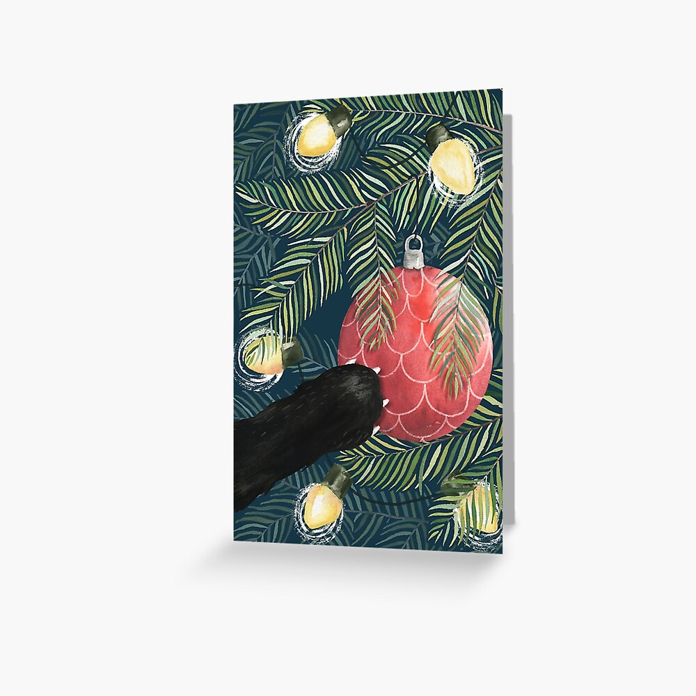 Here Comes Santa Claws Greeting Card