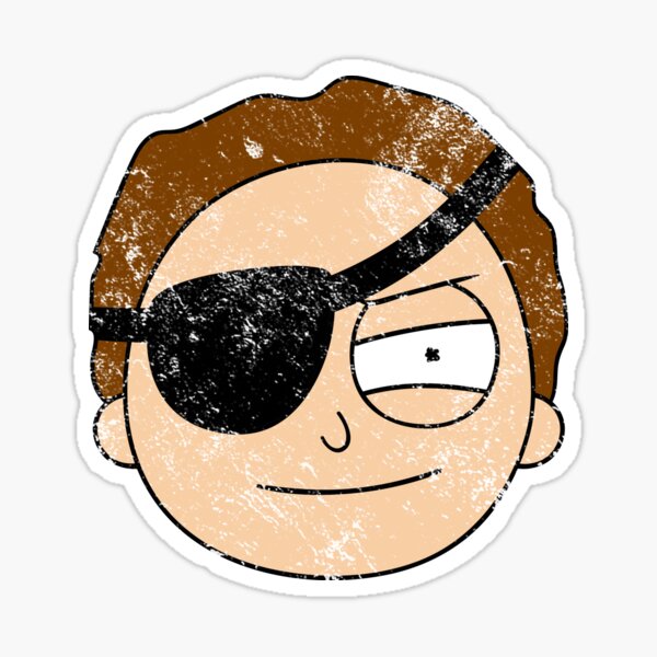 Bad Morty Stickers Redbubble - evil morty roblox