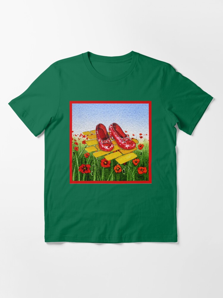 Follow The Yellow Brick Road Ruby Slippers Wizard of Oz T-Shirt